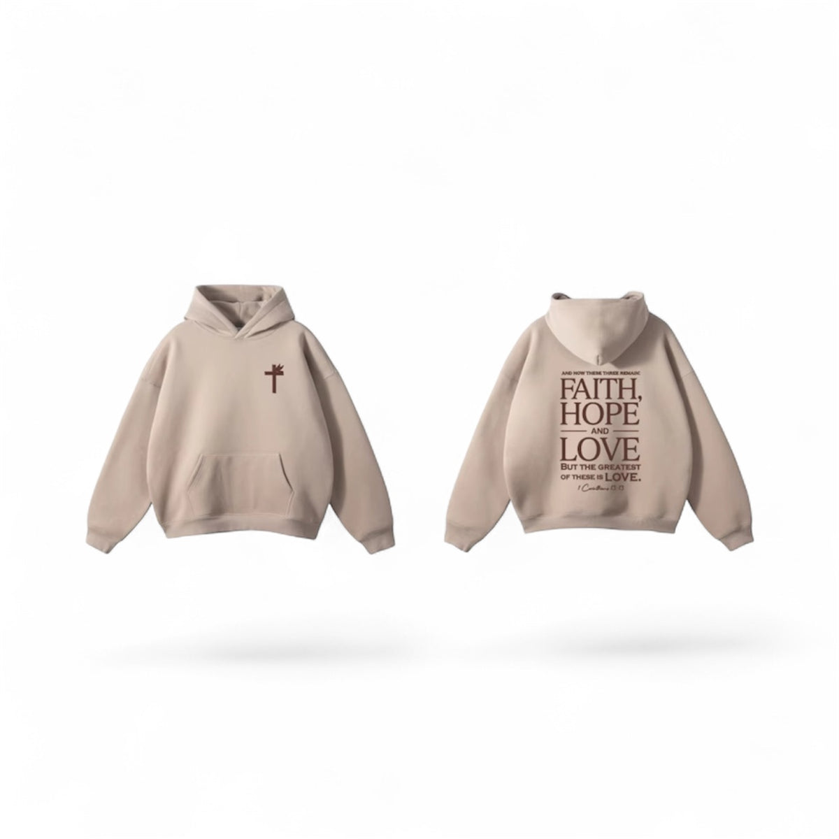 Faith-Inspired Pullover Hoodie