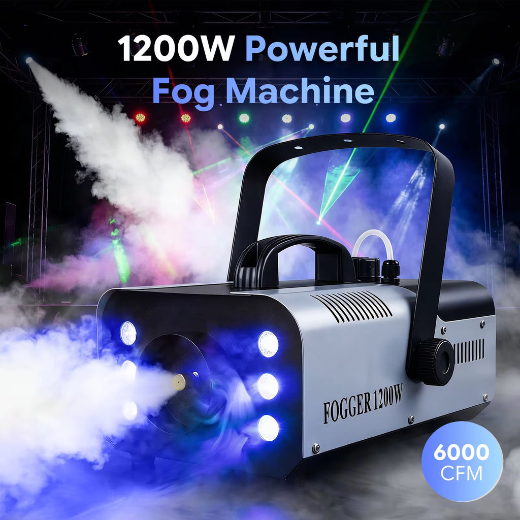 1200W - Colorful Light Remote Control Smoke Machine